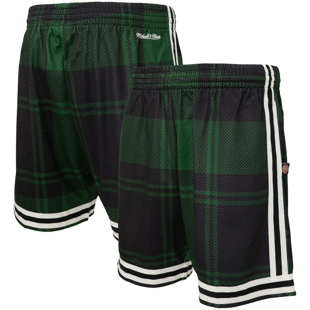 Boston Celtics x Uninterrupted Hardwood Classics Swingman Shorts Kelly Green/Black - NBA