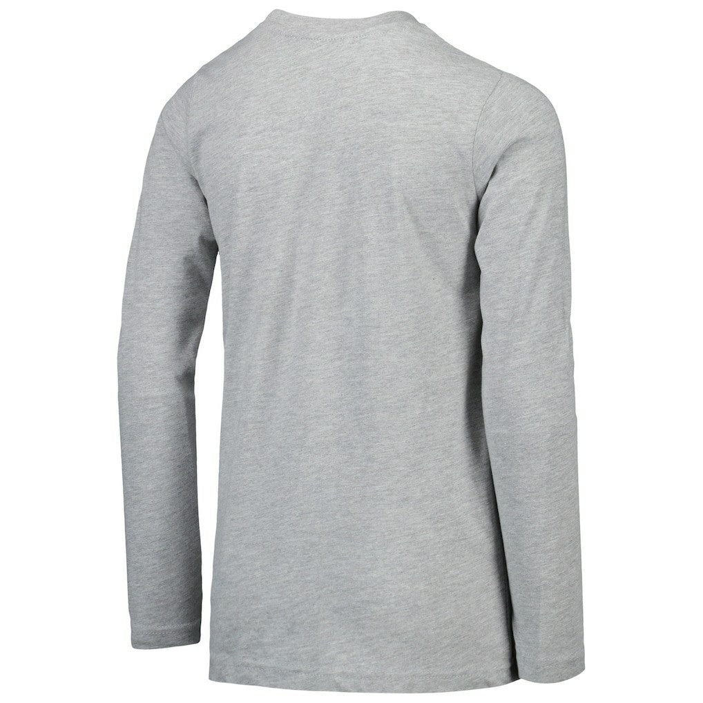 Washington Commanders Youth Head-to-Head Long Sleeve T-Shirt Heathered Gray | NFL