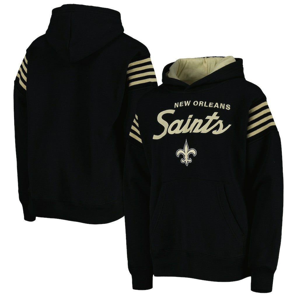 New Orleans Saints Youth The Champ Is Here Pullover Hoodie Black | NFL