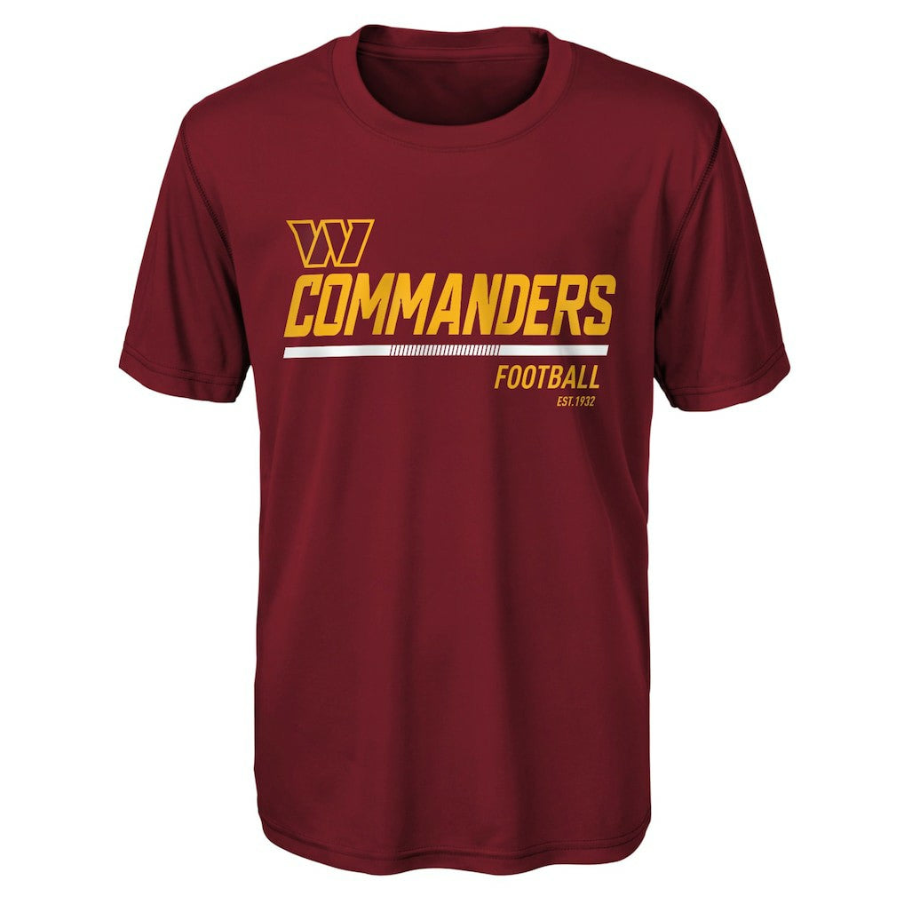 Washington Commanders Youth Engaged T-Shirt Burgundy | NFL