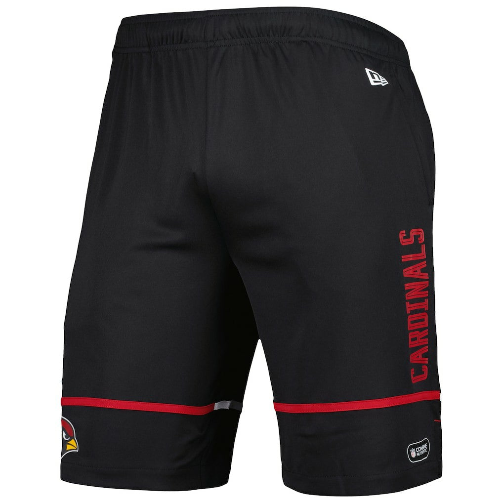Arizona Cardinals New Era Combine Authentic Rusher Training Shorts Black | NFL