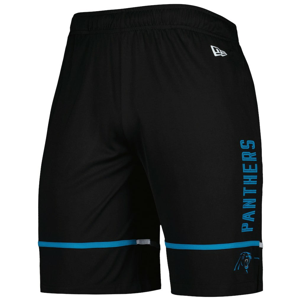 Carolina Panthers New Era Combine Authentic Rusher Training Shorts Black | NFL