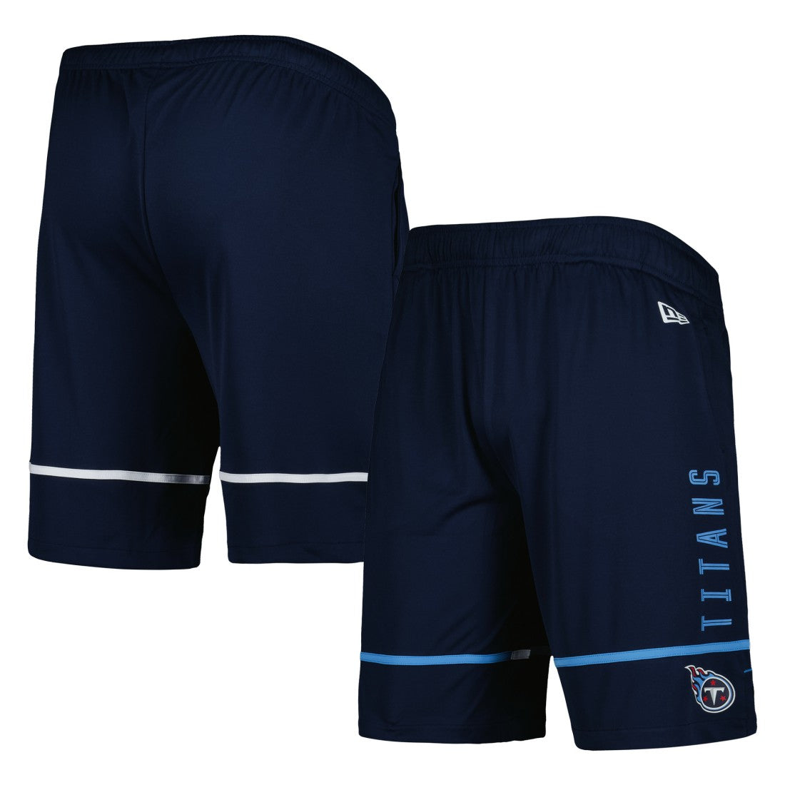 Tennessee Titans New Era Combine Authentic Rusher Training Shorts Navy | NFL