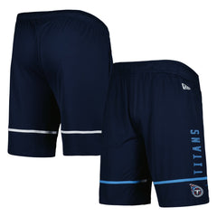 Tennessee Titans New Era Combine Authentic Rusher Training Shorts Navy | NFL