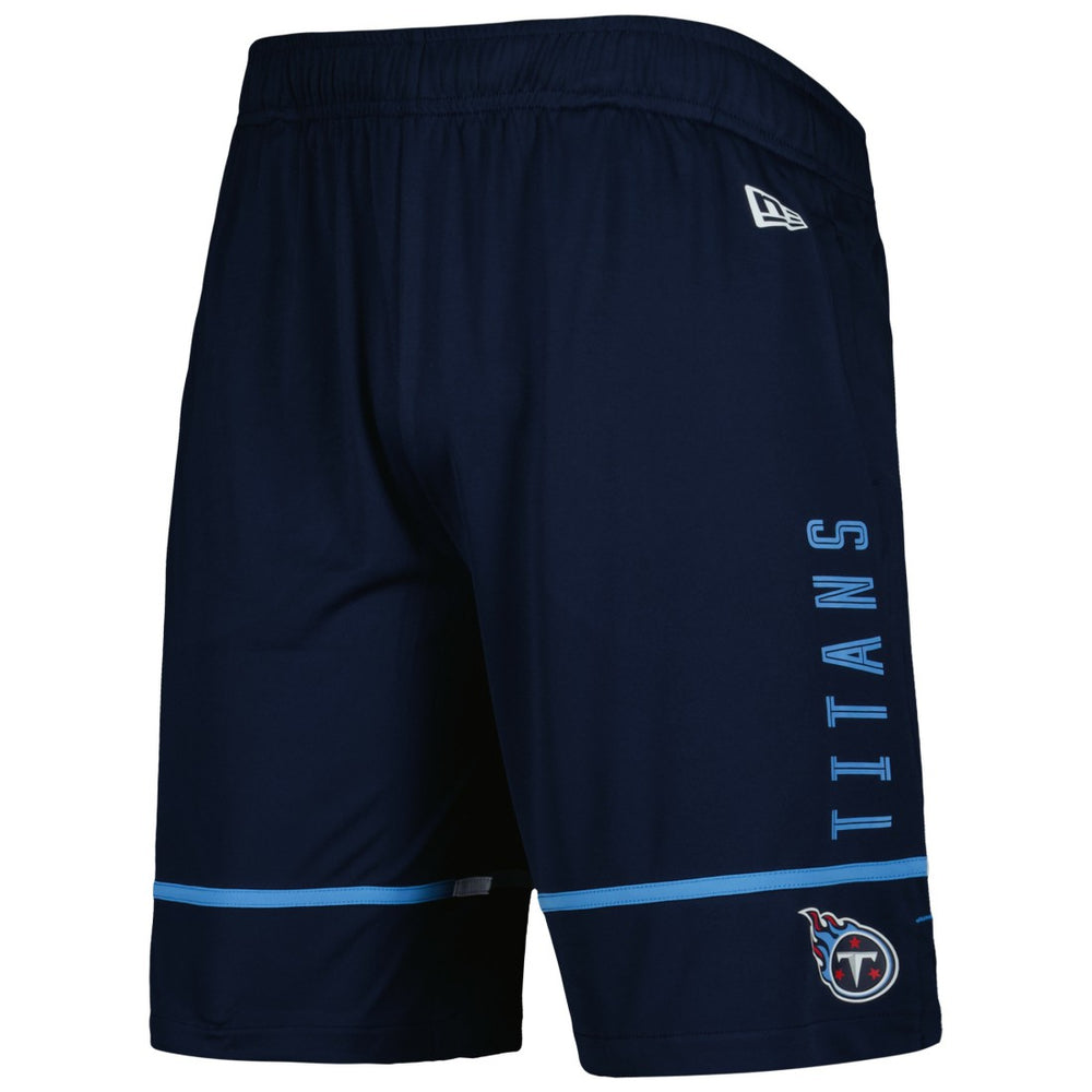Tennessee Titans New Era Combine Authentic Rusher Training Shorts Navy | NFL