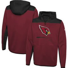 Arizona Cardinals New Era Combine Authentic Hard Hitter Pullover Hoodie Cardinal | NFL