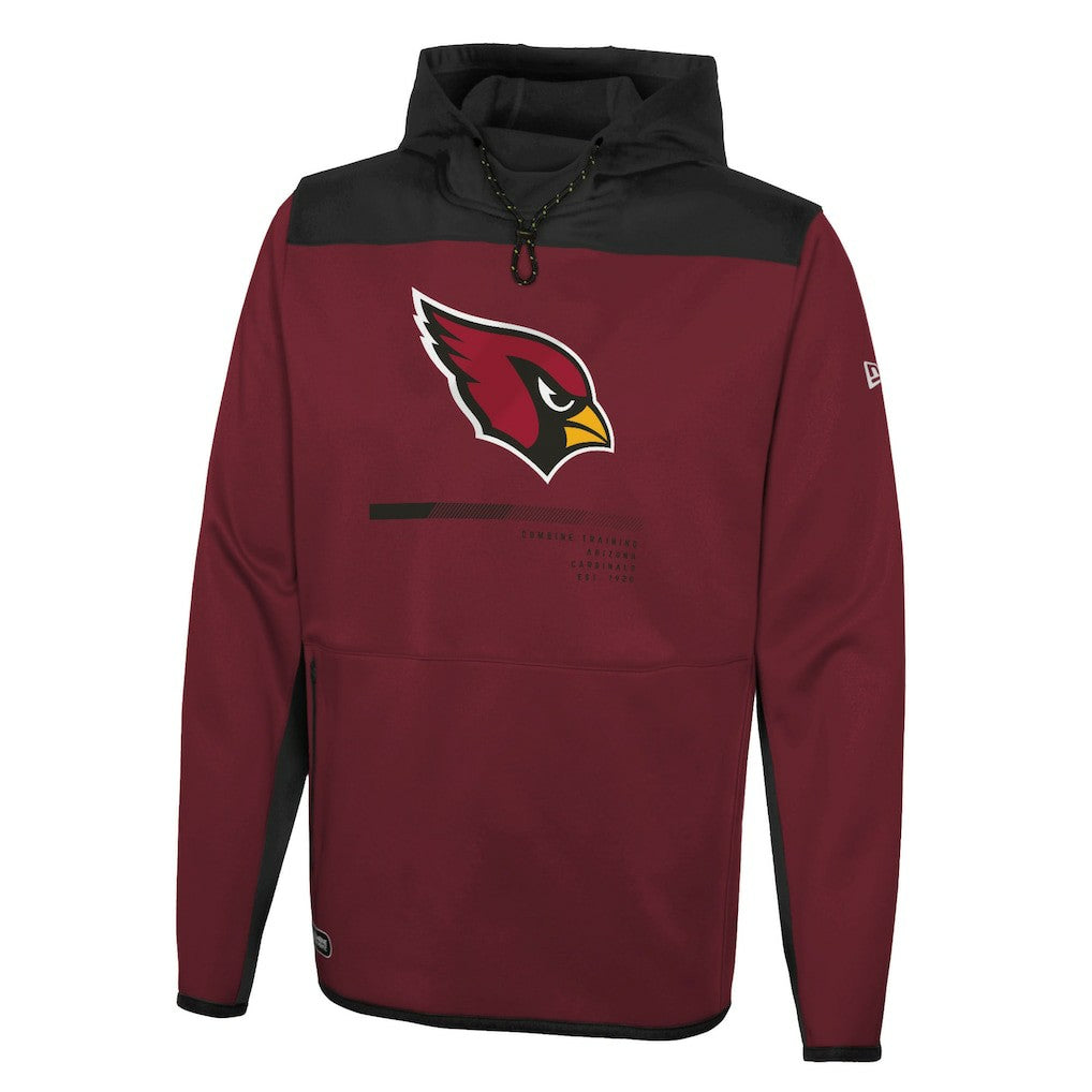 Arizona Cardinals New Era Combine Authentic Hard Hitter Pullover Hoodie Cardinal | NFL