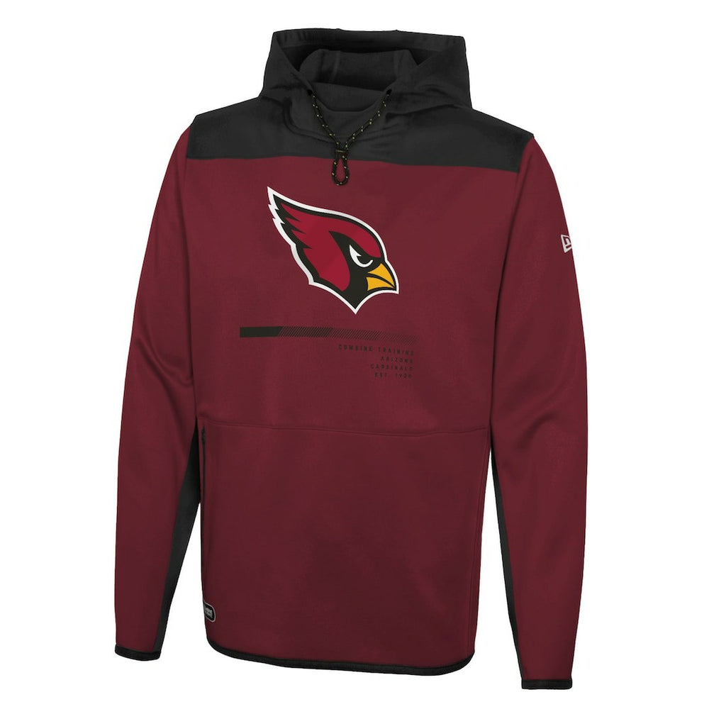 Arizona Cardinals New Era Combine Authentic Hard Hitter Pullover Hoodie Cardinal | NFL