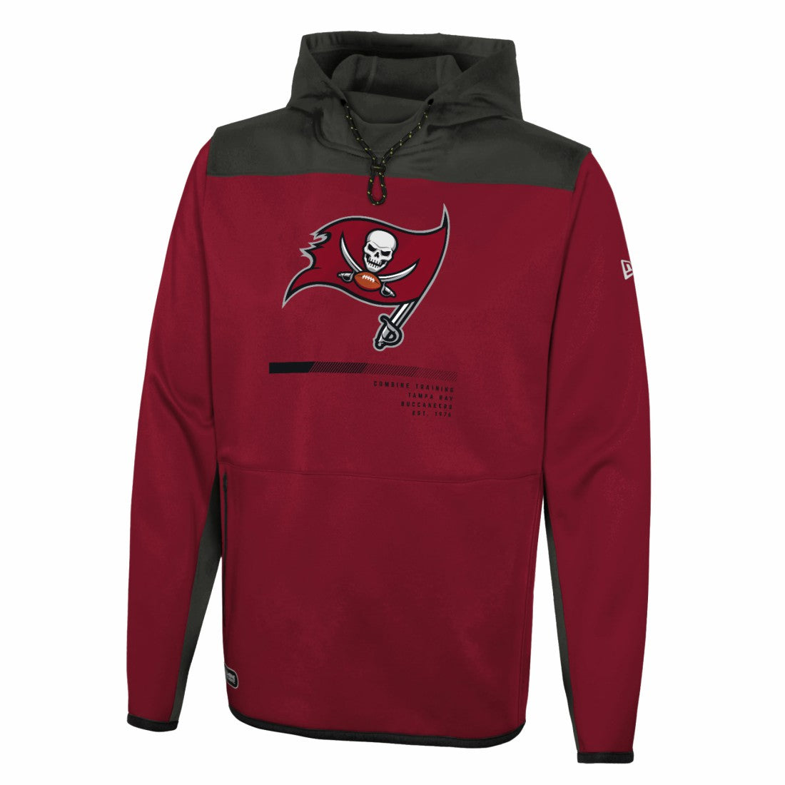 Tampa Bay Buccaneers New Era Combine Authentic Hard Hitter Pullover Hoodie Red | NFL
