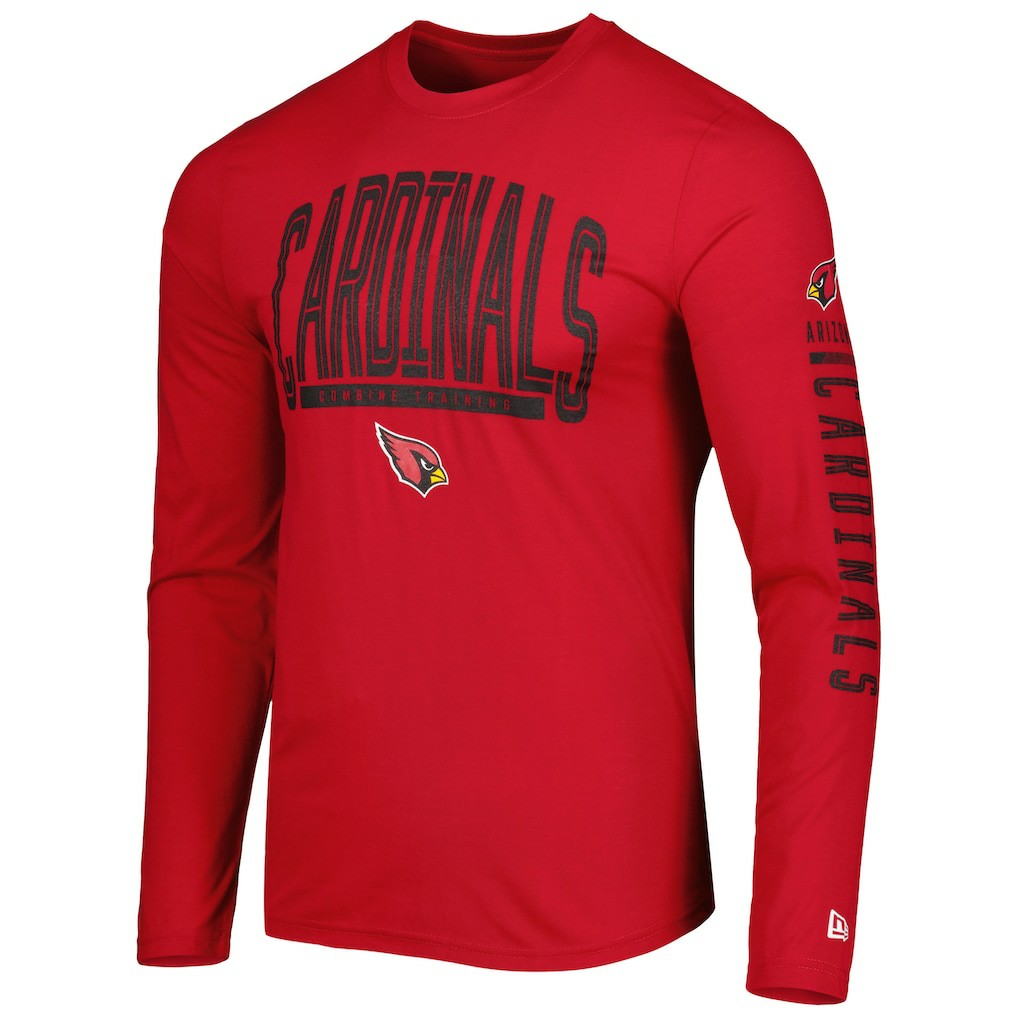 Arizona Cardinals New Era Combine Authentic Home Stadium Long Sleeve T-Shirt Cardinal | NFL