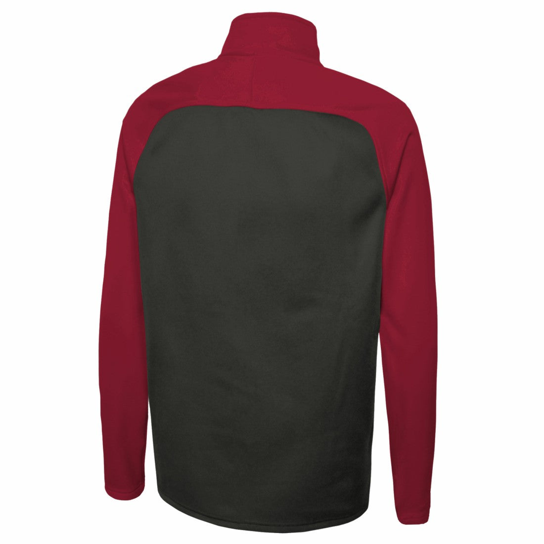 Tampa Bay Buccaneers New Era Combine Authentic O-Line Raglan Half-Zip Jacket Black | NFL