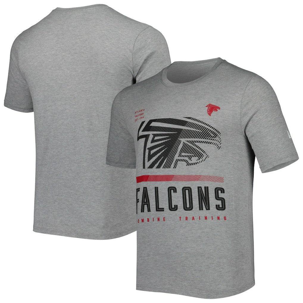 Atlanta Falcons New Era Combine Authentic Red Zone T-Shirt Heathered Gray | NFL