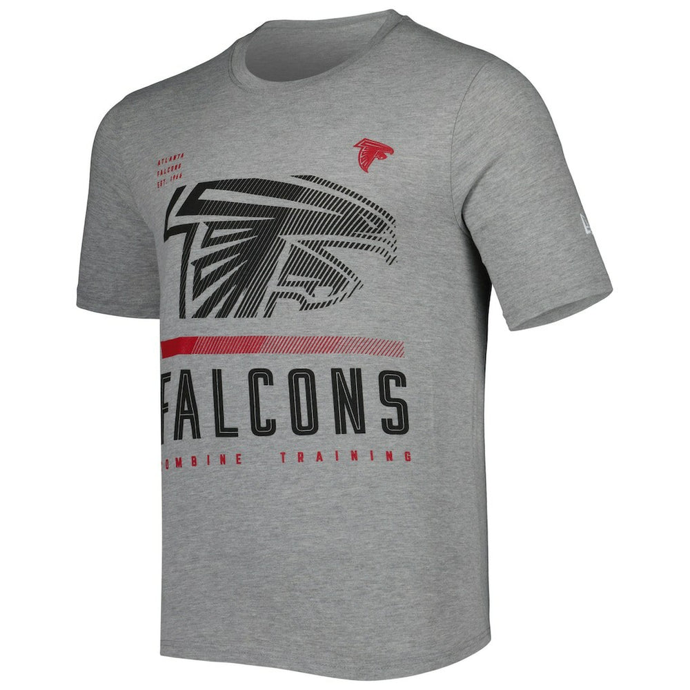 Atlanta Falcons New Era Combine Authentic Red Zone T-Shirt Heathered Gray | NFL