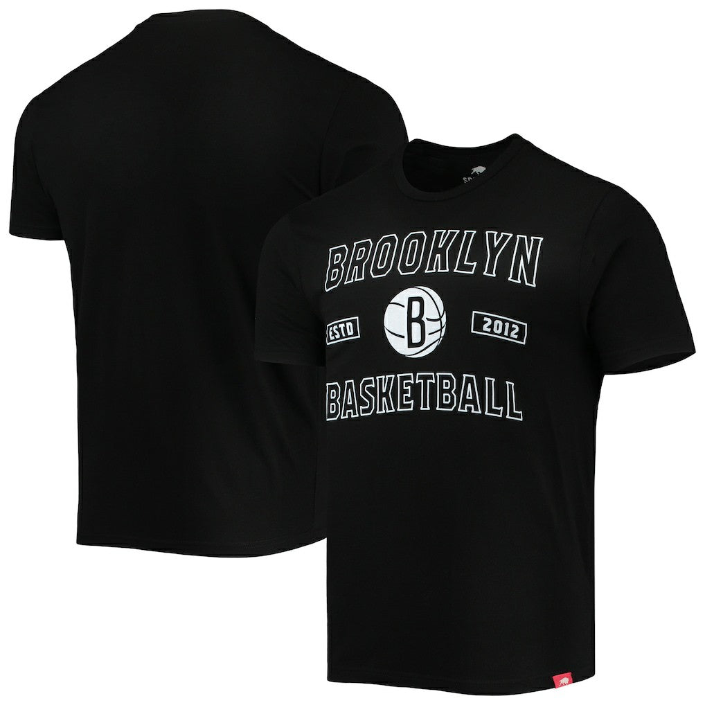 Brooklyn Nets Sportiqe Tri-Blend T-Shirt Black - NBA