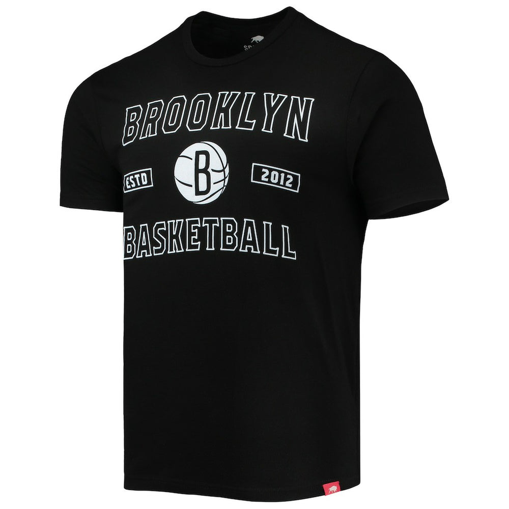 Brooklyn Nets Sportiqe Tri-Blend T-Shirt Black - NBA