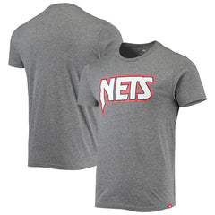 Brooklyn Nets Sportiqe Moments Mixtape Comfy Tri-Blend T-Shirt Heathered Gray - NBA