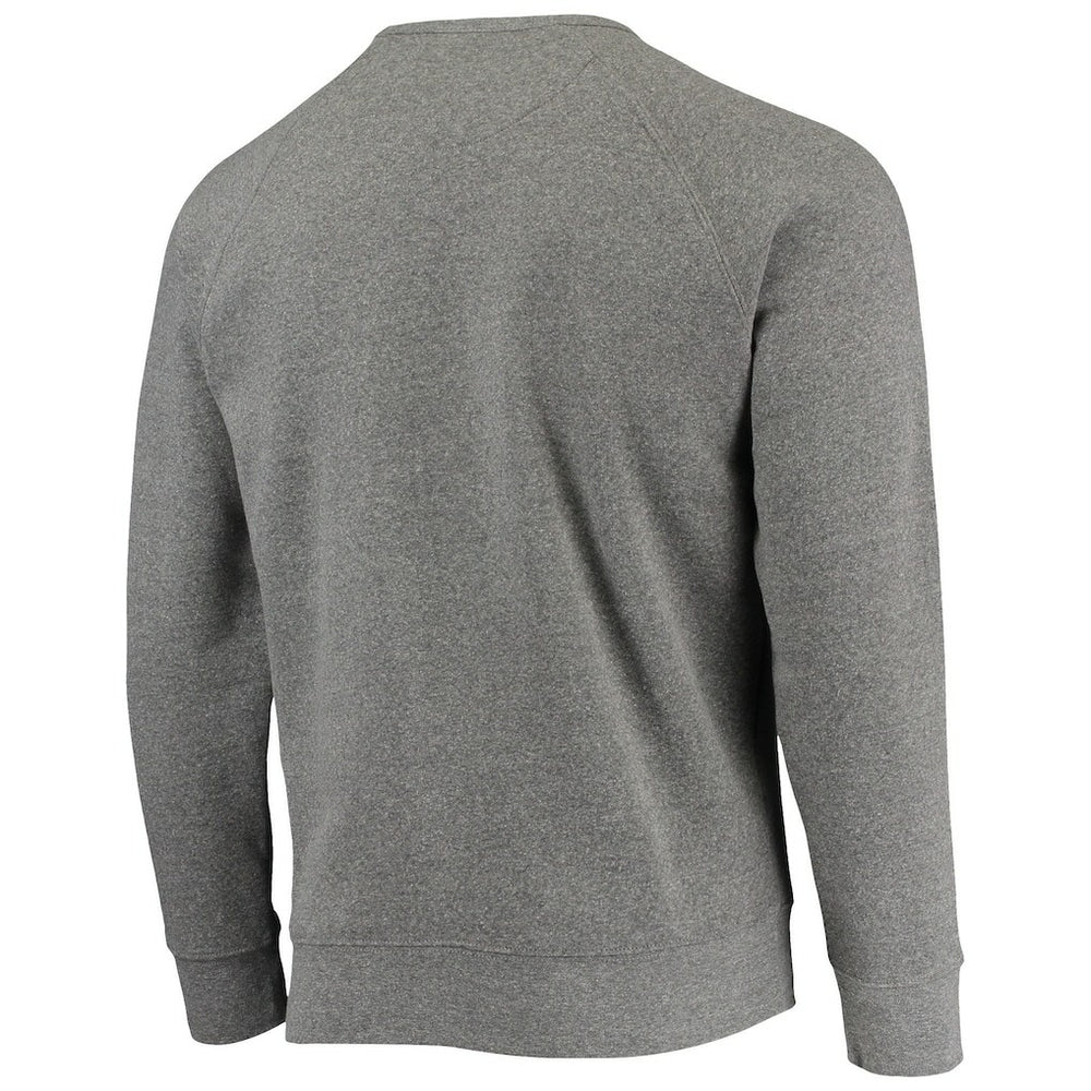 Brooklyn Nets Sportiqe Moments Mixtape Harmon Raglan Pullover Sweatshirt Heathered Gray - NBA