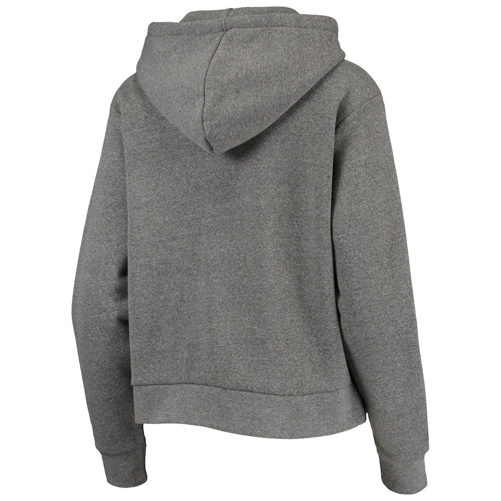 Brooklyn Nets Sportiqe Women's Moments Mixtape Ava Tri-Blend Pullover Hoodie Heathered Gray - NBA