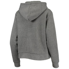 Brooklyn Nets Sportiqe Women's Moments Mixtape Ava Tri-Blend Pullover Hoodie Heathered Gray - NBA