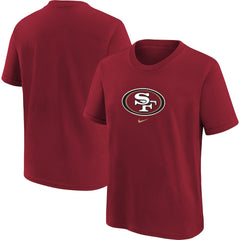 San Francisco 49ers Youth Logo T-Shirt Scarlet | Nike for Sale