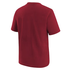San Francisco 49ers Youth Logo T-Shirt Scarlet | Nike for Sale