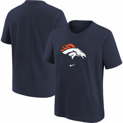 Denver Broncos Youth Logo T-Shirt Navy | Nike for Sale