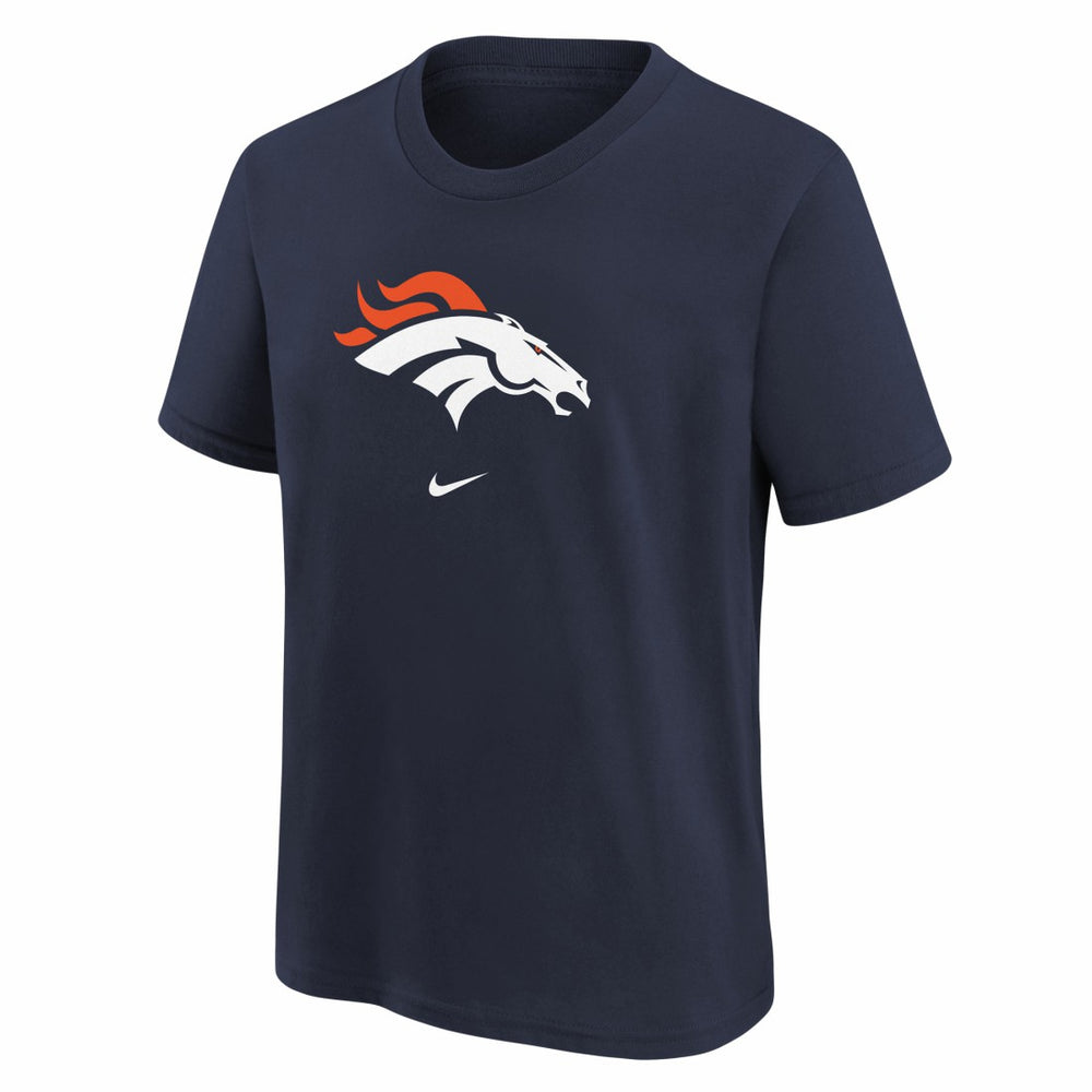 Denver Broncos Youth Logo T-Shirt Navy | Nike for Sale