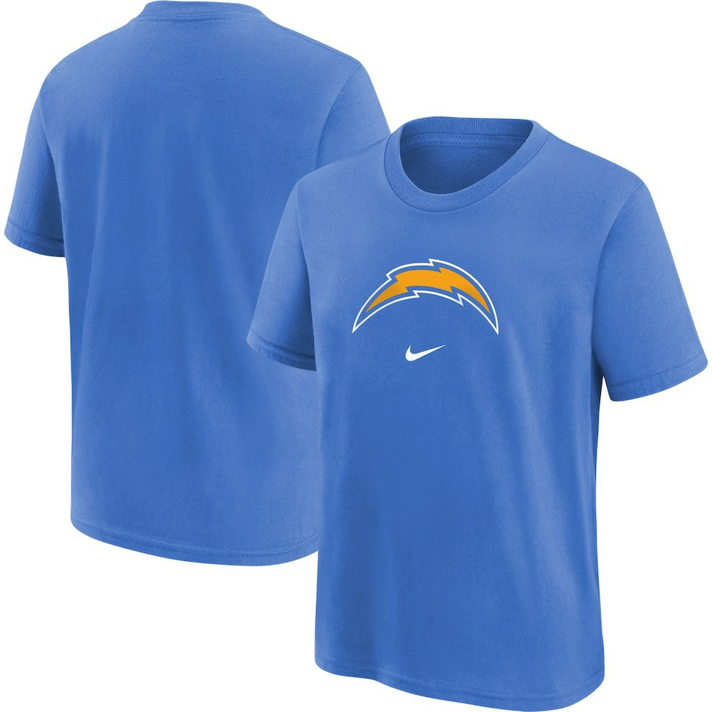 Los Angeles Chargers Youth Logo T-Shirt Powder Blue | Nike for Sale