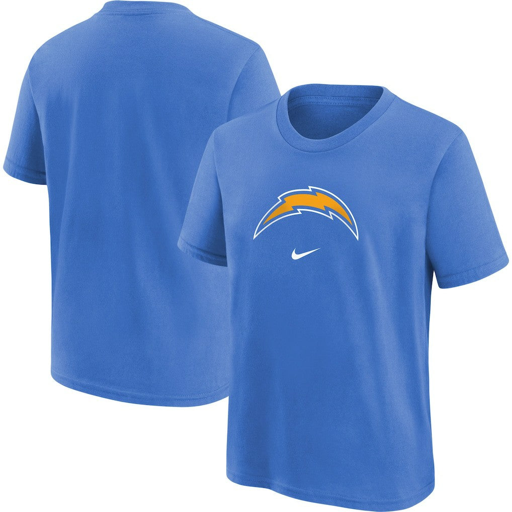 Los Angeles Chargers Youth Logo T-Shirt Powder Blue | Nike for Sale