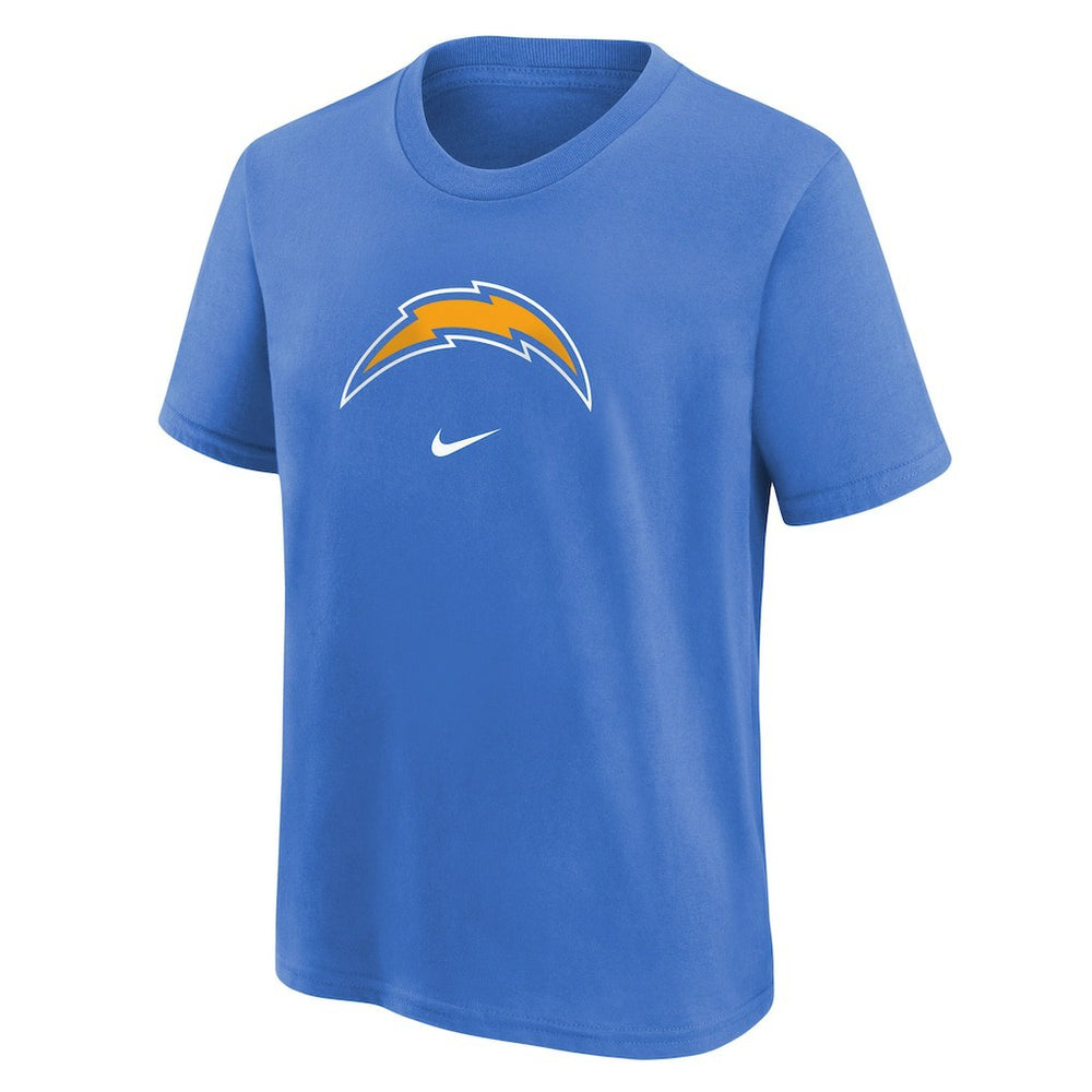Los Angeles Chargers Youth Logo T-Shirt Powder Blue | Nike for Sale