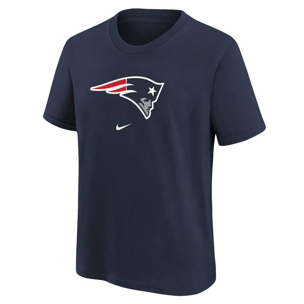 New England Patriots Youth Logo T-Shirt Navy | Nike for Sale