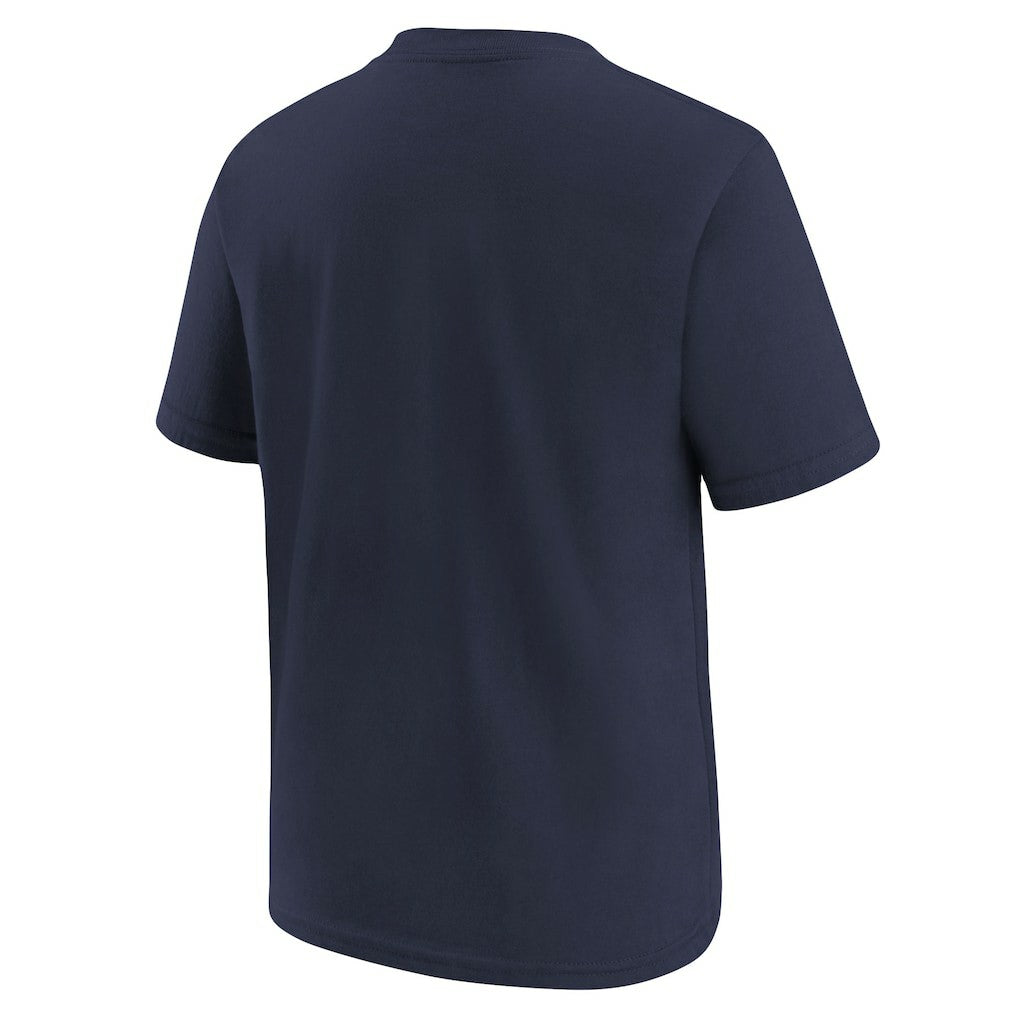 New England Patriots Youth Logo T-Shirt Navy | Nike for Sale