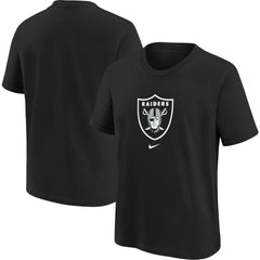 Las Vegas Raiders Youth Logo T-Shirt Black | Nike for Sale