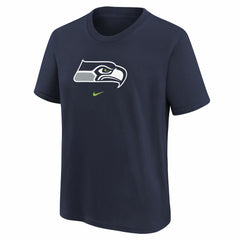 Seattle Seahawks Youth Logo T-Shirt Navy | Nike for Sale