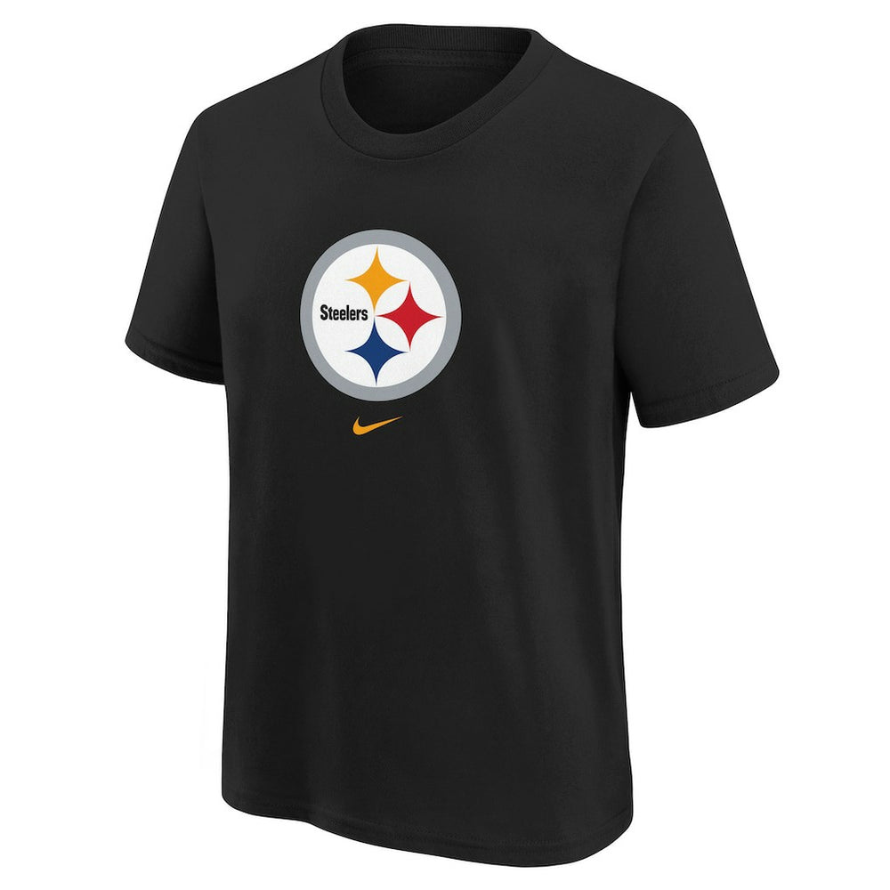Pittsburgh Steelers Youth Logo T-Shirt Black | Nike for Sale