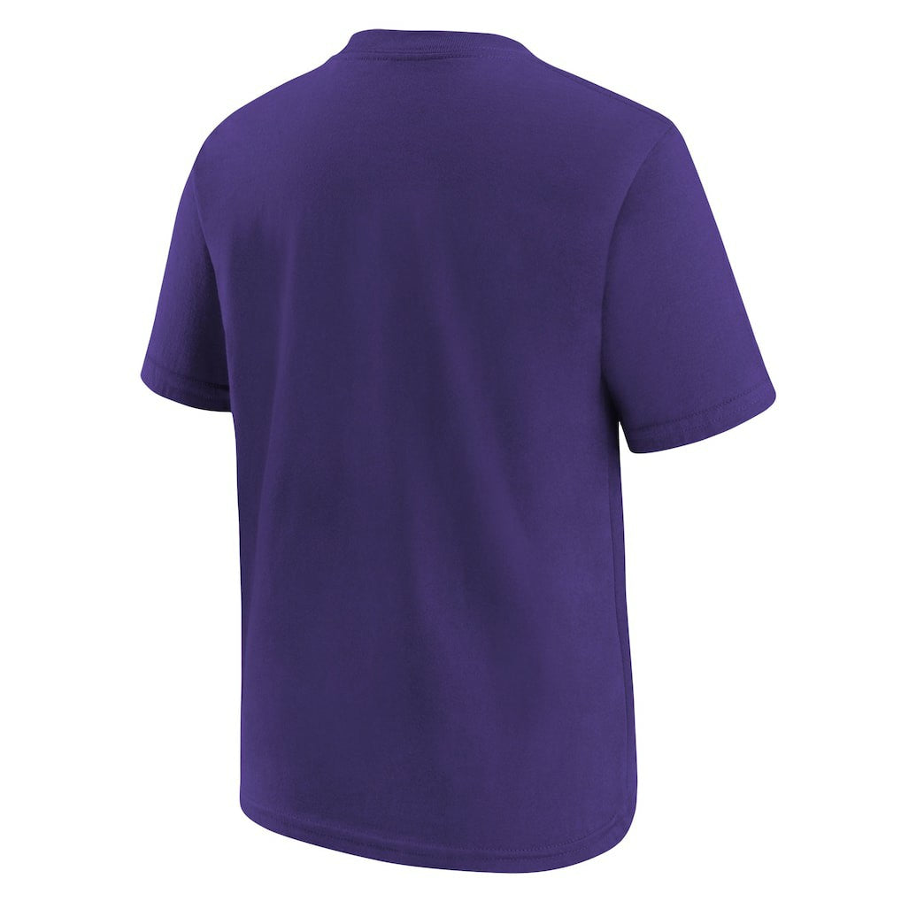 Minnesota Vikings Youth Logo T-Shirt Purple | Nike for Sale