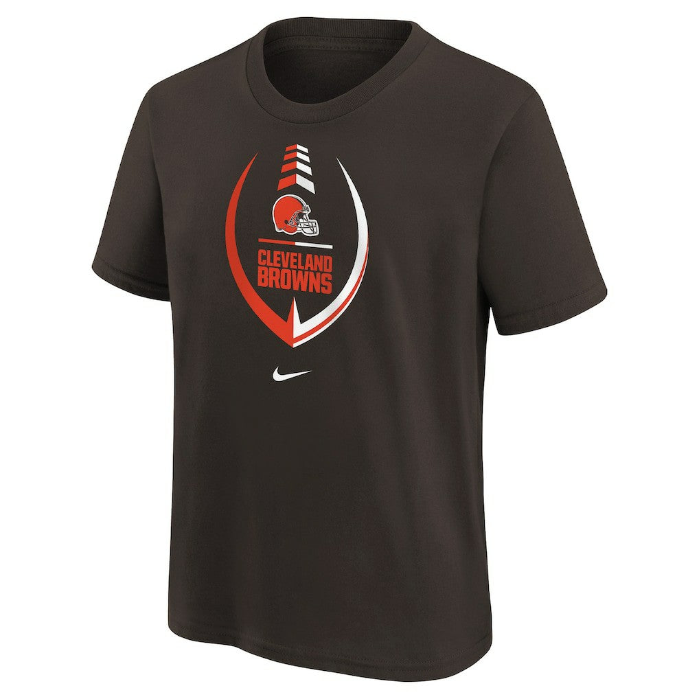 Cleveland Browns Girls Preschool Icon T-Shirt Brown | Nike for Sale