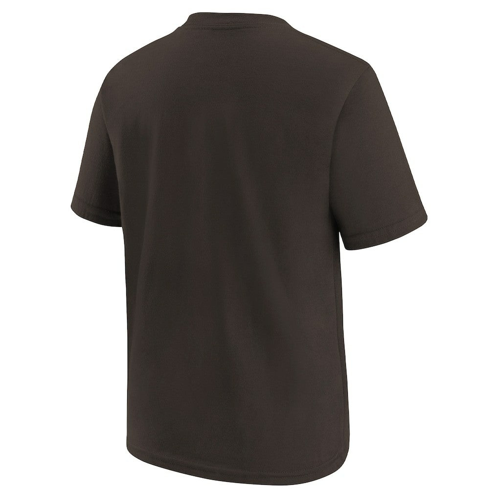Cleveland Browns Girls Preschool Icon T-Shirt Brown | Nike for Sale