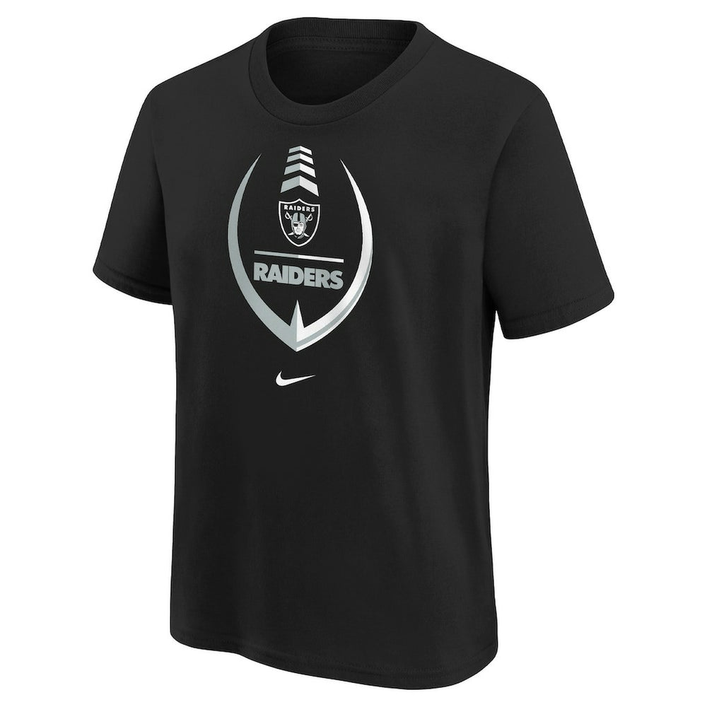 Las Vegas Raiders Girls Preschool Icon T-Shirt Black | Nike for Sale
