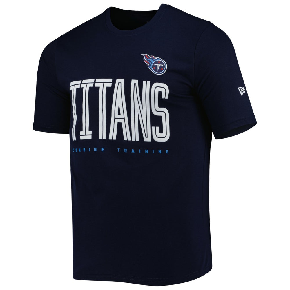 Tennessee Titans New Era Combine Authentic Training Huddle Up T-Shirt Navy | NFL