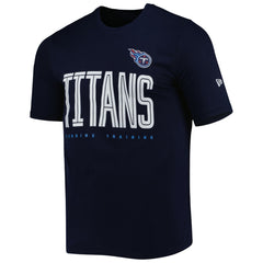Tennessee Titans New Era Combine Authentic Training Huddle Up T-Shirt Navy | NFL