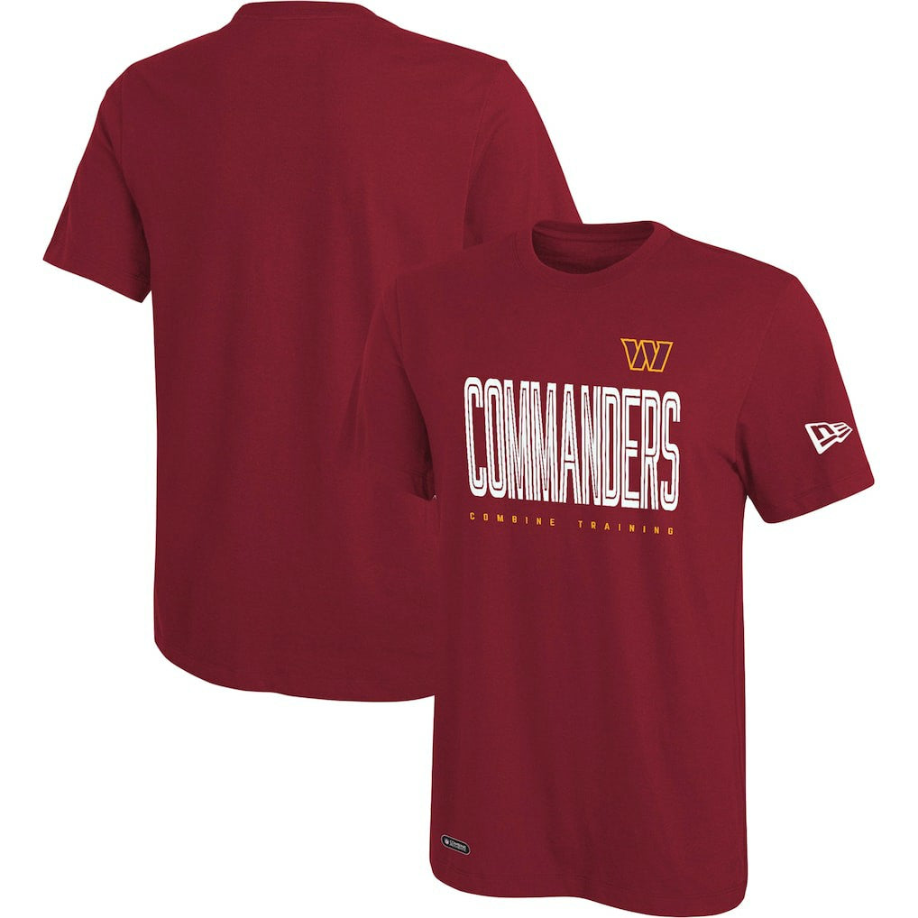 Washington Commanders New Era Combine Authentic Training Huddle Up T-Shirt Burgundy | NFL