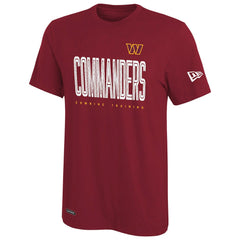 Washington Commanders New Era Combine Authentic Training Huddle Up T-Shirt Burgundy | NFL