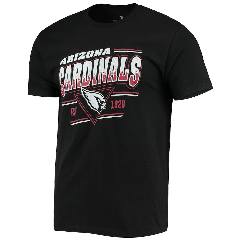 Arizona Cardinals Junk Food Throwback T-Shirt Black | NFL