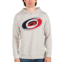 Carolina Hurricanes Antigua Absolute Pullover Hoodie - Oatmeal - NHL