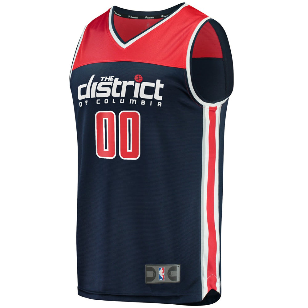 Washington Wizards Fast Break Replica Custom Jersey Navy Statement Edition - NBA