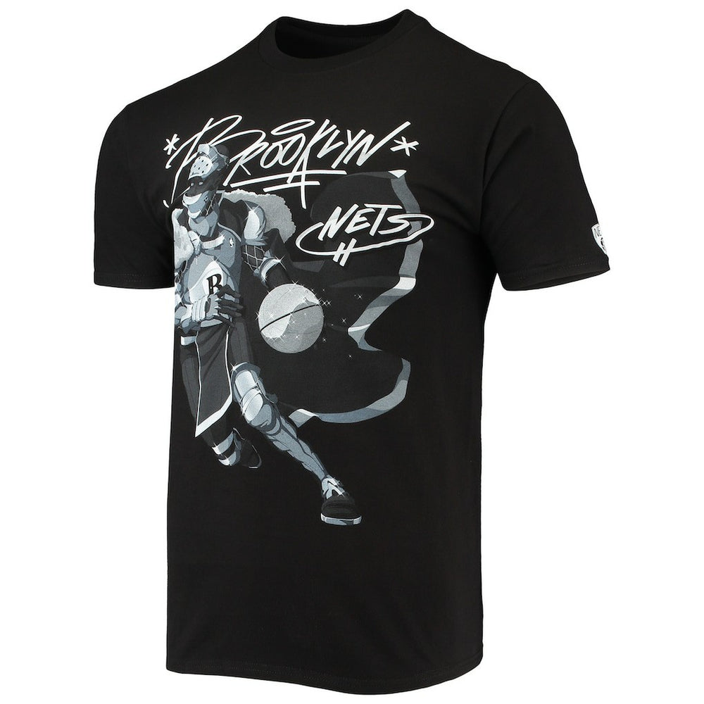 Brooklyn Nets NBA x McFlyy Identify Artist Series T-Shirt Black - NBA