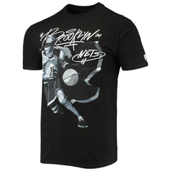 Brooklyn Nets NBA x McFlyy Identify Artist Series T-Shirt Black - NBA