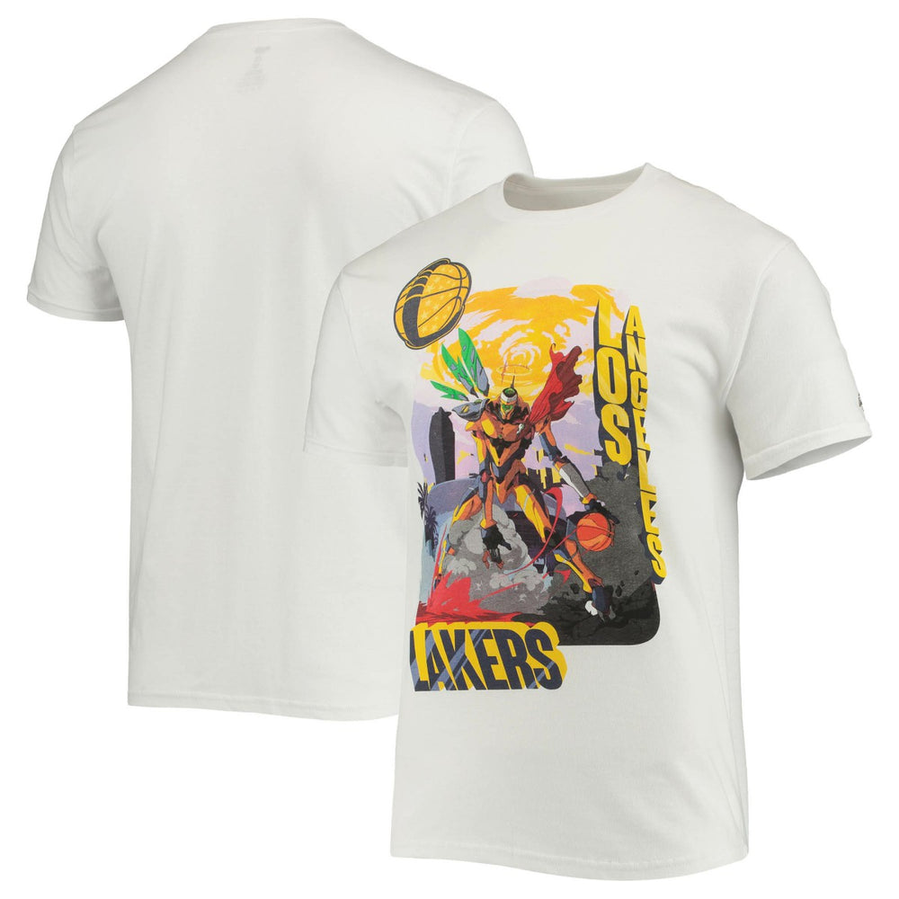 Los Angeles Lakers NBA x McFlyy Identify Artist Series T-Shirt White - NBA