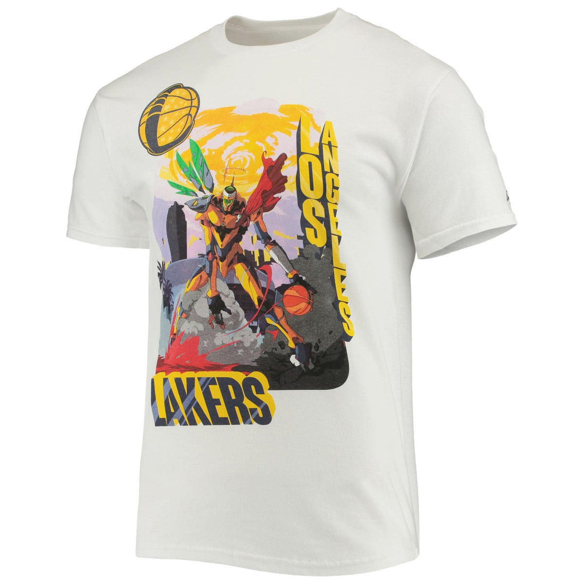 Los Angeles Lakers NBA x McFlyy Identify Artist Series T-Shirt White - NBA